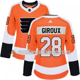 Adidas Maillot de Hockey Philadelphia Flyers Claude Giroux 28 2017-2018 Orange Authentic - Femme